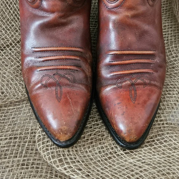 Dingo Vintage Leather Western Cowboy Boots 12D - Picture 5 of 8